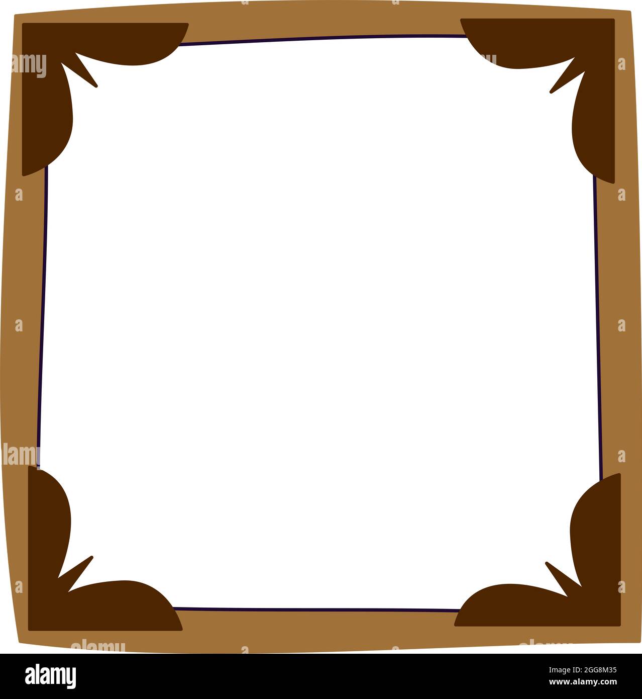 cadre en bois Banque D'Images