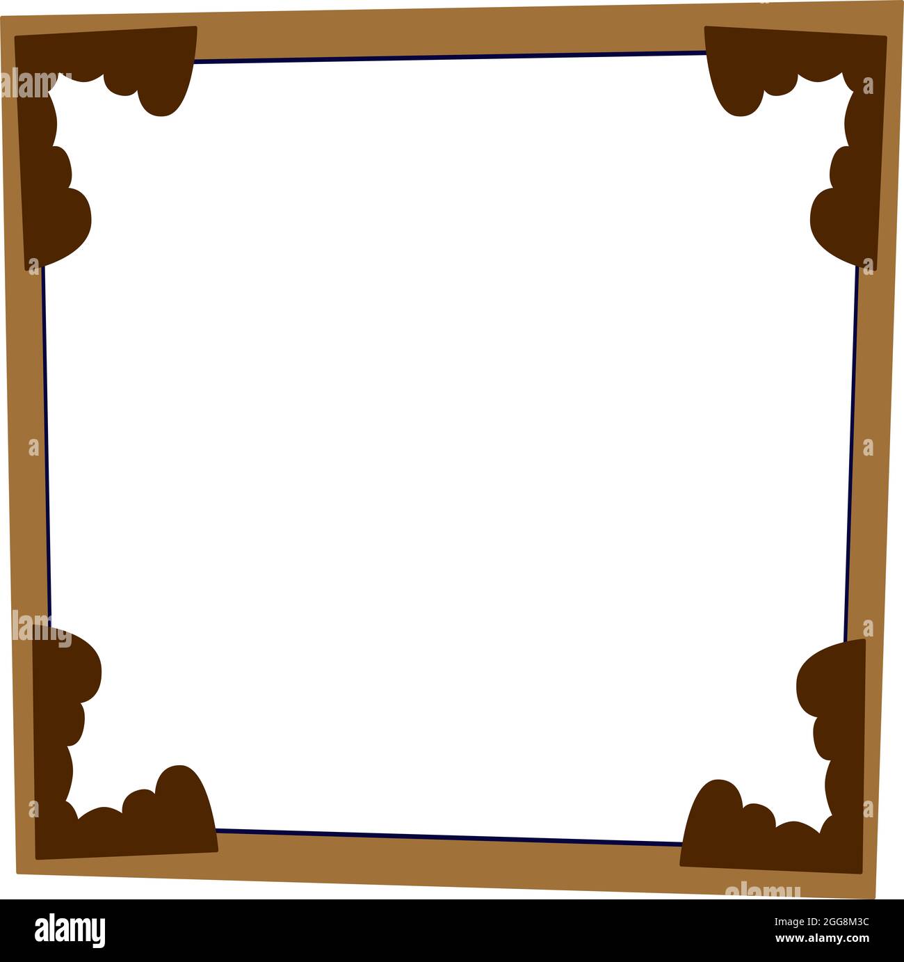 cadre en bois Banque D'Images