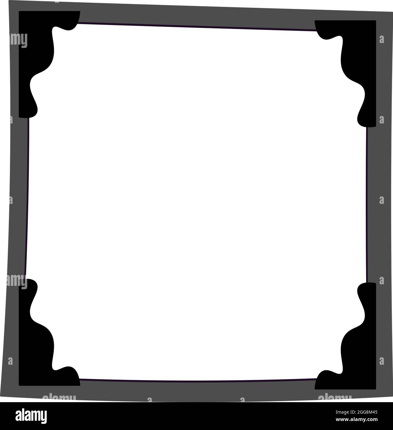 cadre de silhouette Banque D'Images