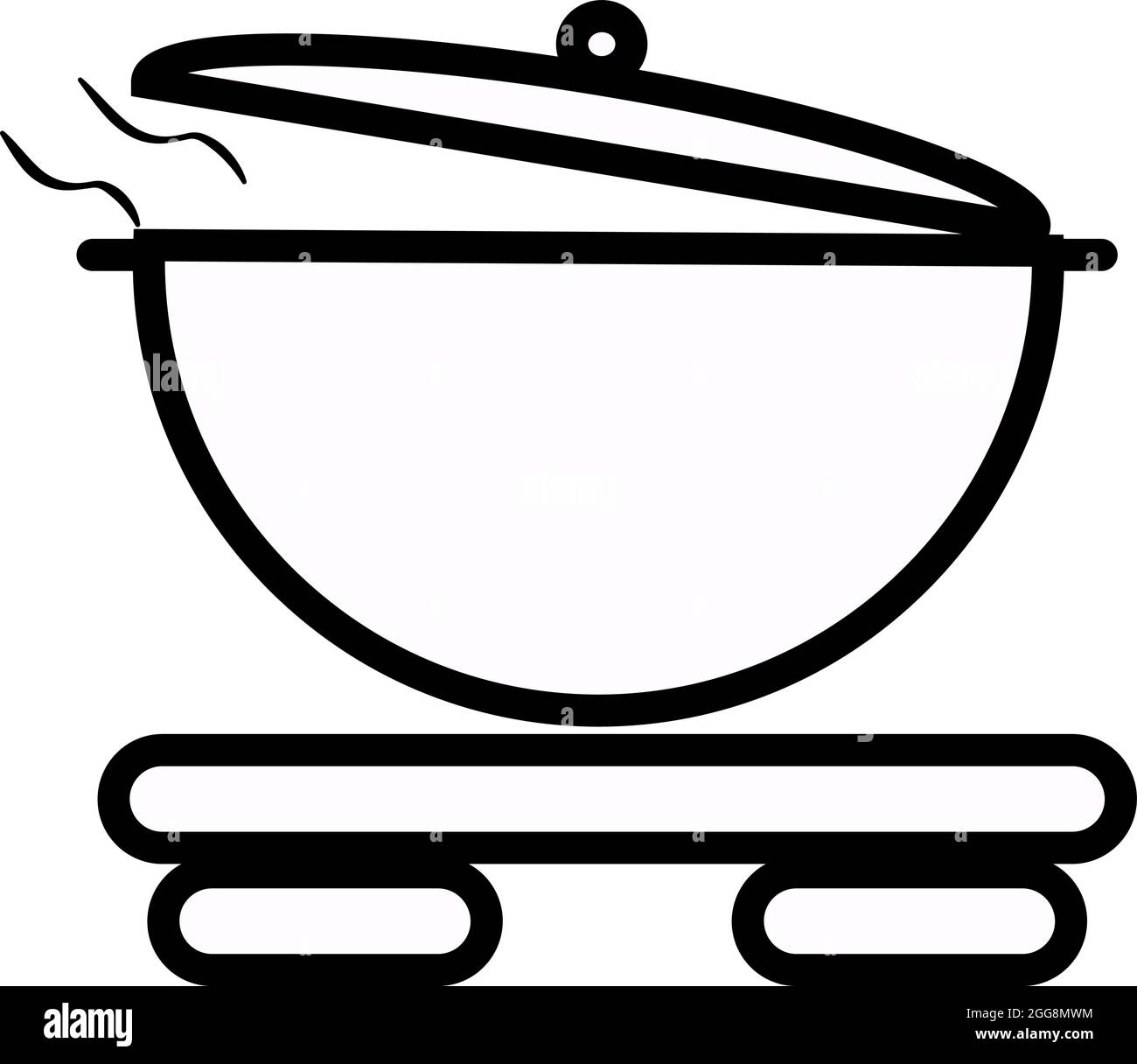 Soupes chinoises, illustration, vecteur, sur fond blanc. Illustration de Vecteur