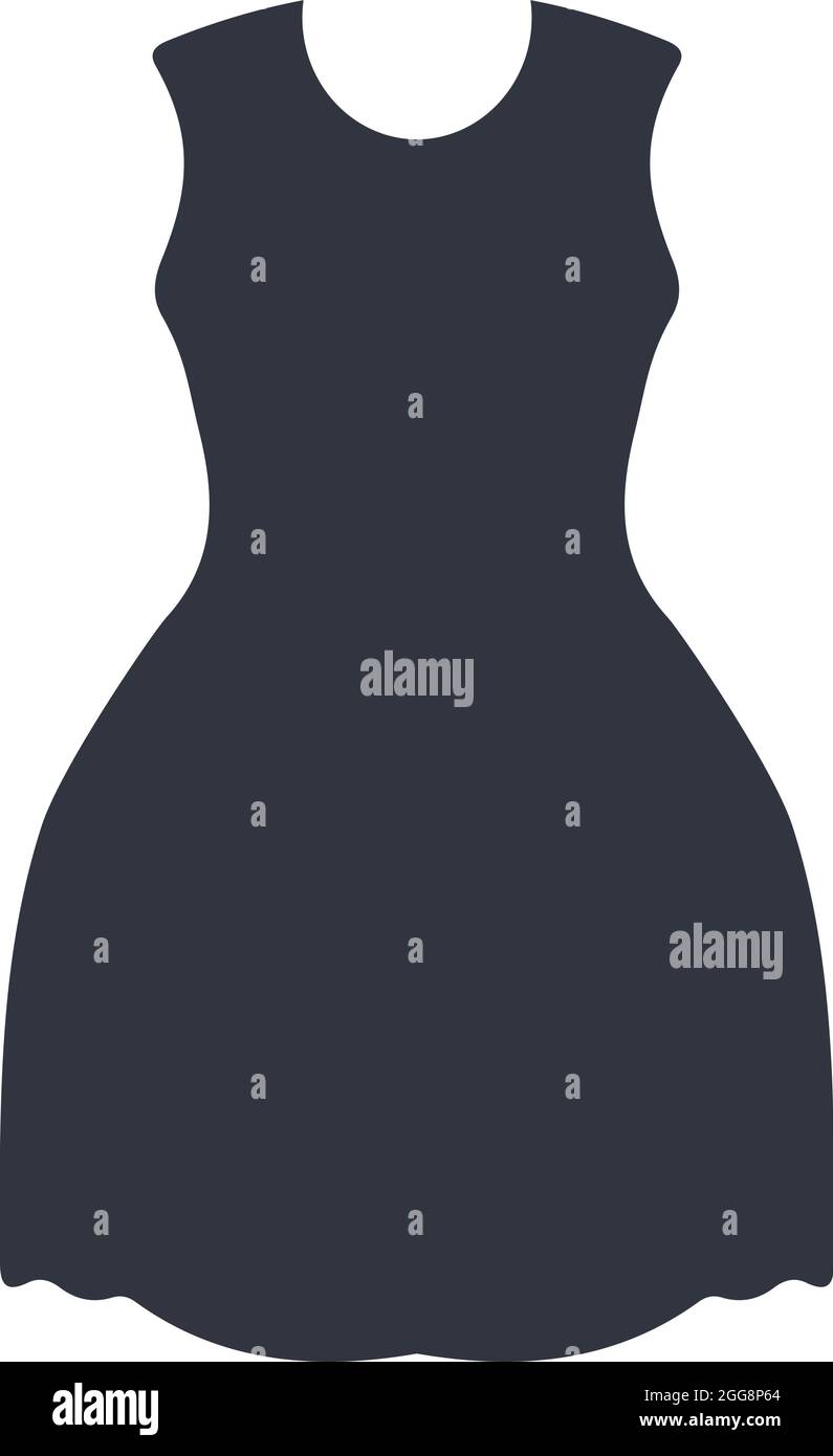 Robe de chemise bleu foncé, illustration, vecteur, sur fond blanc. Illustration de Vecteur