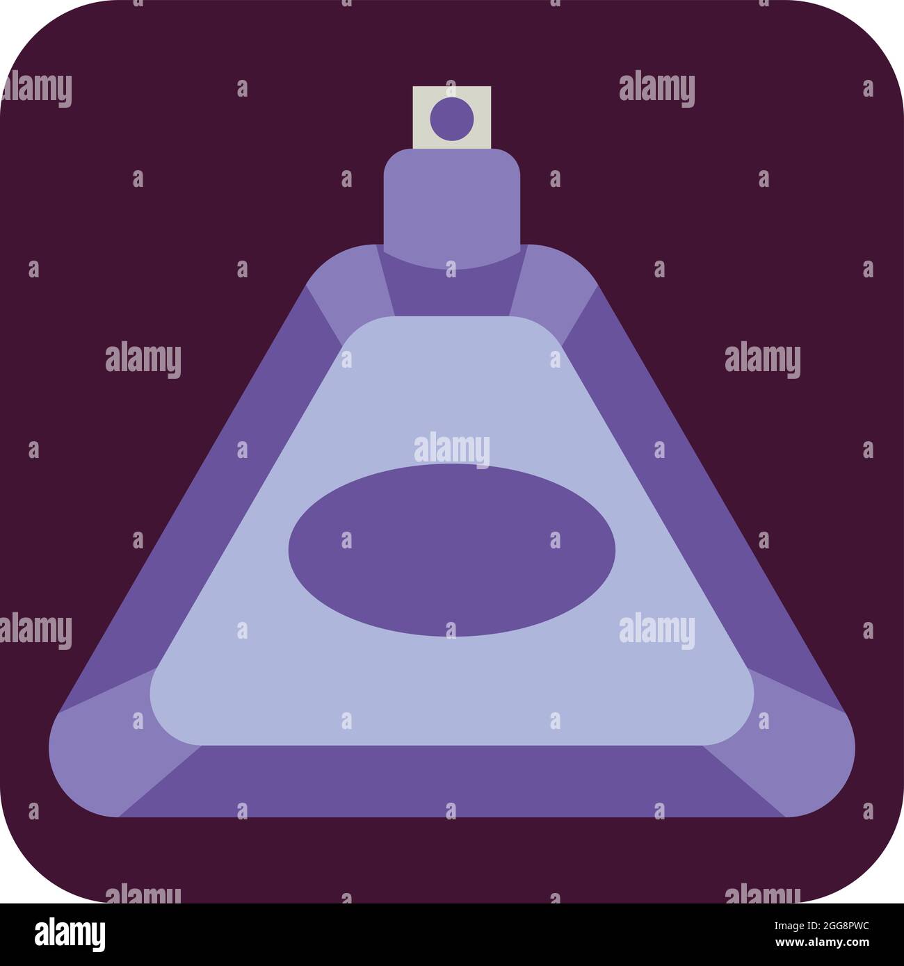 Triangle parfum, illustration, vecteur, sur fond blanc. Illustration de Vecteur