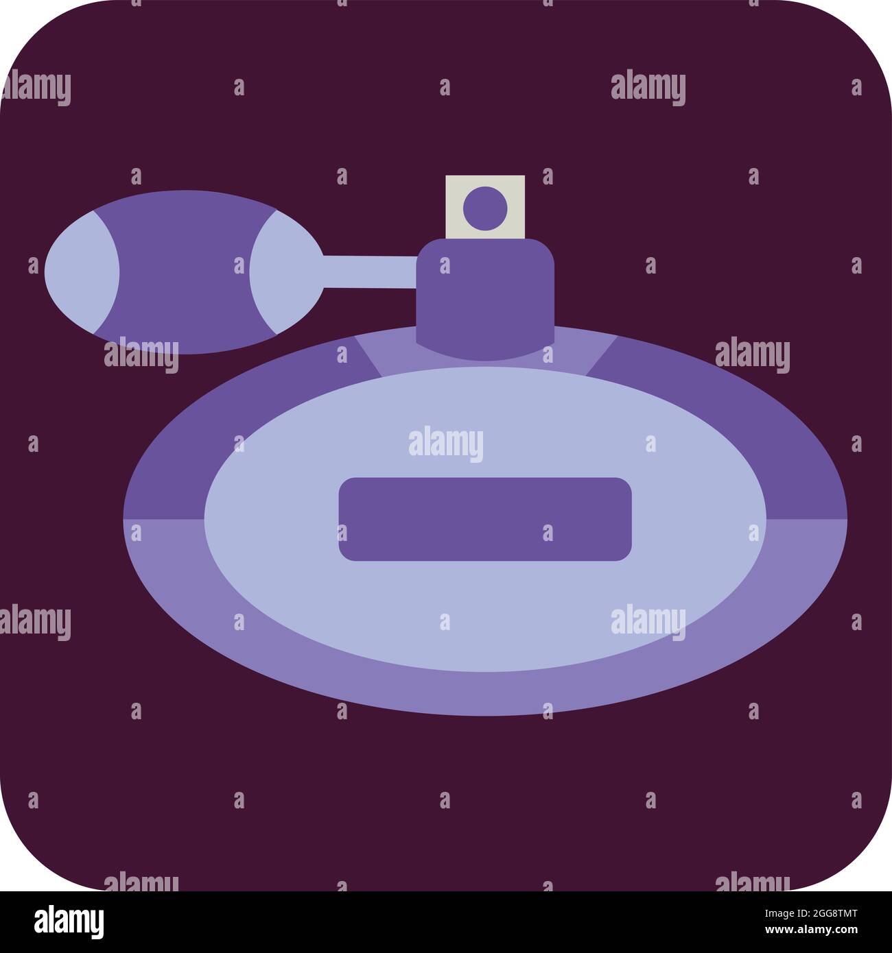 Parfum de femme Beautiful, illustration, vecteur, sur fond blanc. Illustration de Vecteur