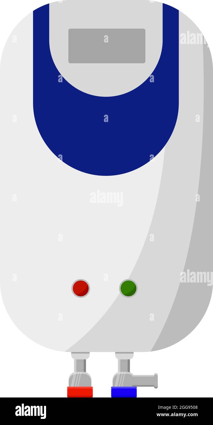 Geyser d'eau, illustration, vecteur sur fond blanc. Illustration de Vecteur