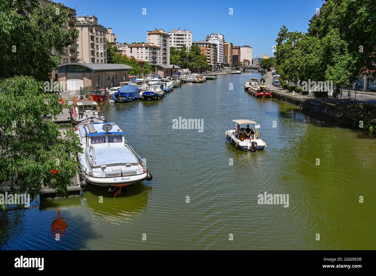 Le Port Saint-Sauveur au Canal du midi de Toulouse, France Photo Stock -  Alamy