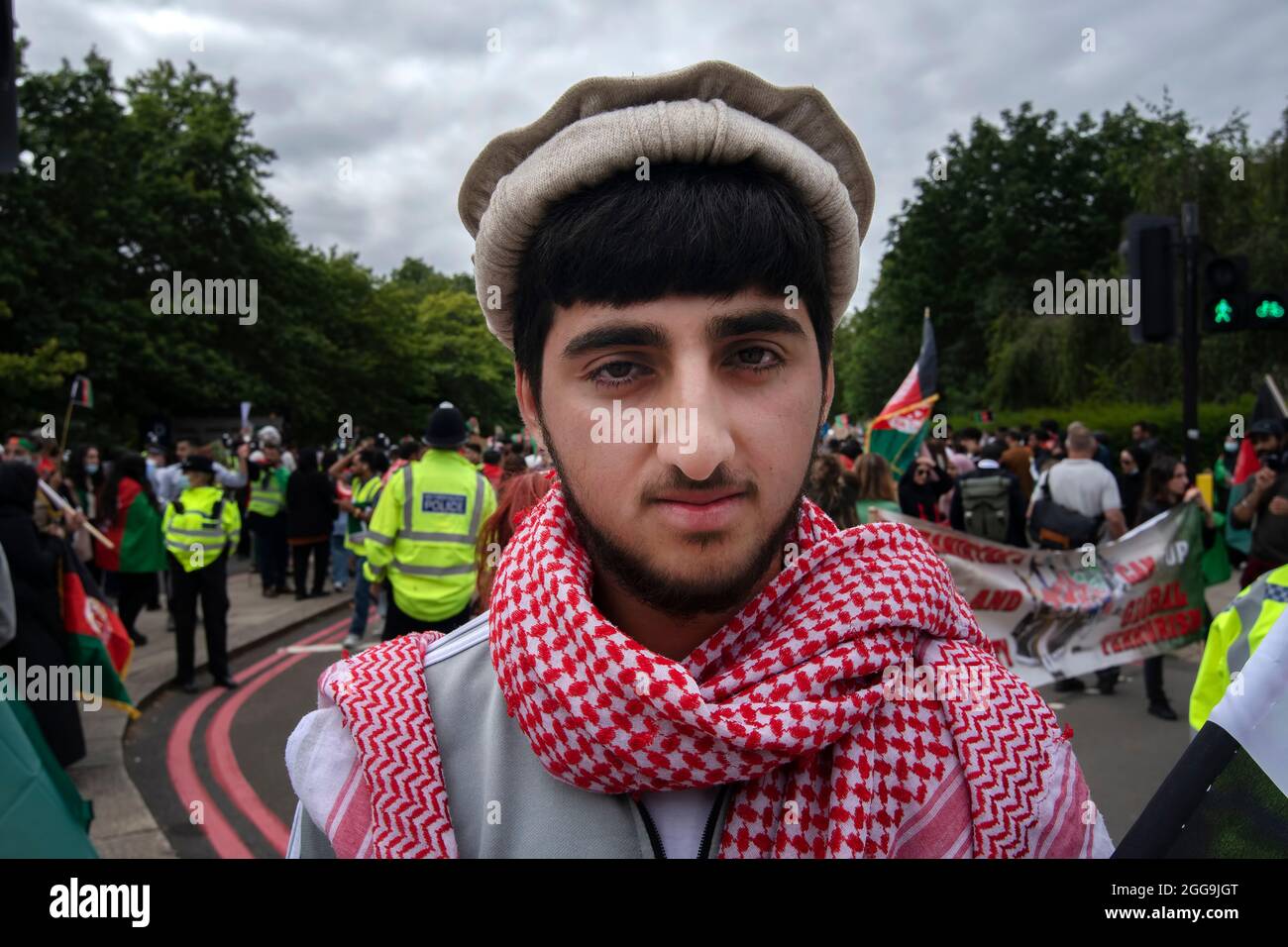 Des milliers de manifestants font preuve de solidarité envers les Afghans qui vivent sous le régime des talibans. Londres 28-08-2021 Banque D'Images