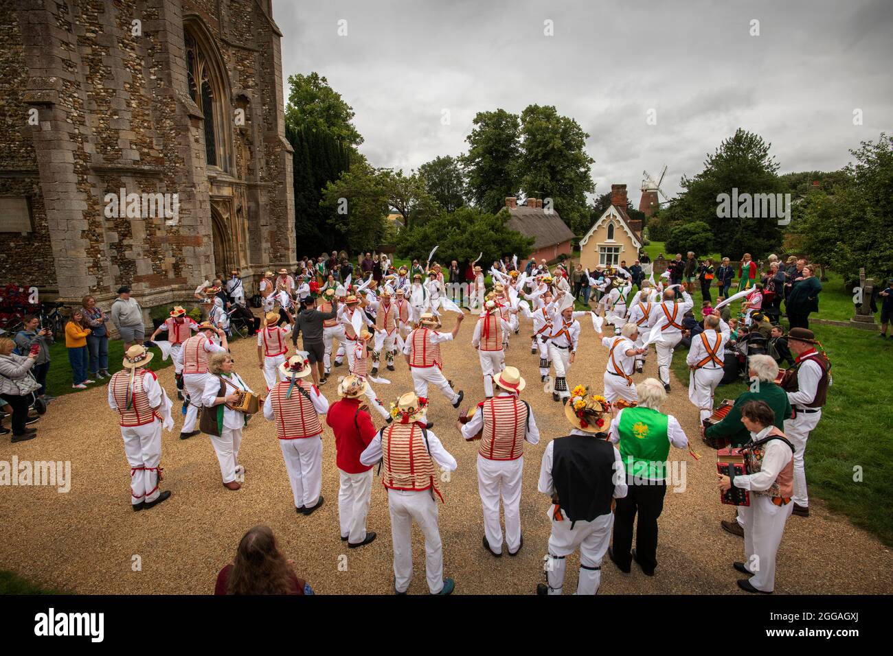 Thaxted, Royaume-Uni. 30 août 2021. Thaxted Essex Morris Dancing August Bank Holiday Monday  Credit: BRIAN HARRIS/Alamy Live News Banque D'Images