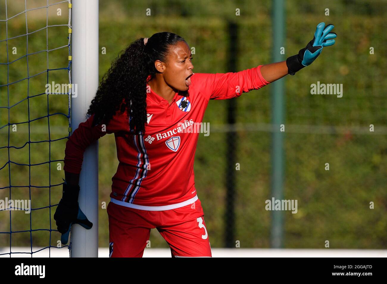 Formello, Italie. 29 août 2021. Selena Delia Babb de UC Sampdoria en action pendant le championnat italien de football Ligue A femmes 2021/2022 match entre SS Lazio 2015 ARL vs UC Sampdoria au stade Mirko Fersini crédit: Agence de photo indépendante / Alamy Live News Banque D'Images