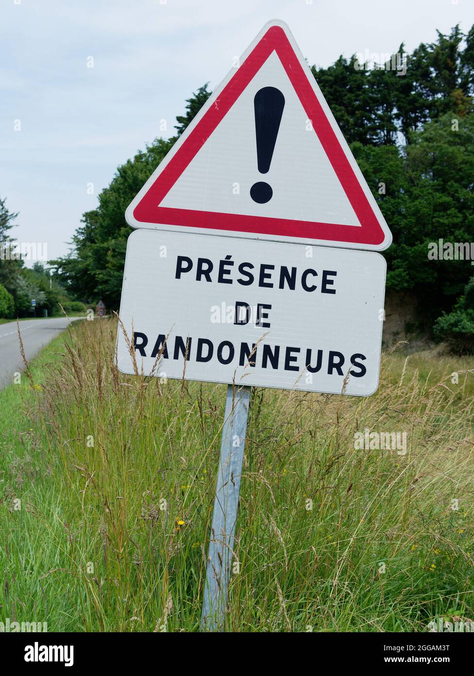 The Presence of randonneurs Banque D'Images