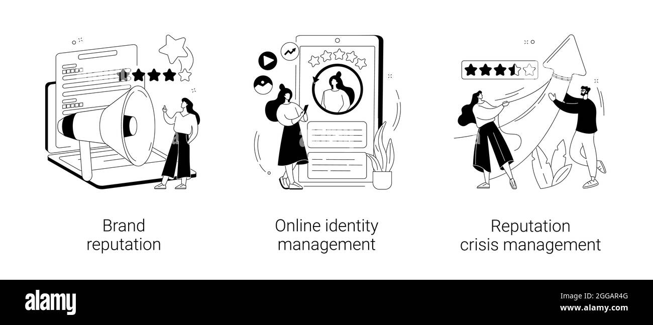 Entreprises relations publiques concept abstrait illustrations vectorielles. Illustration de Vecteur