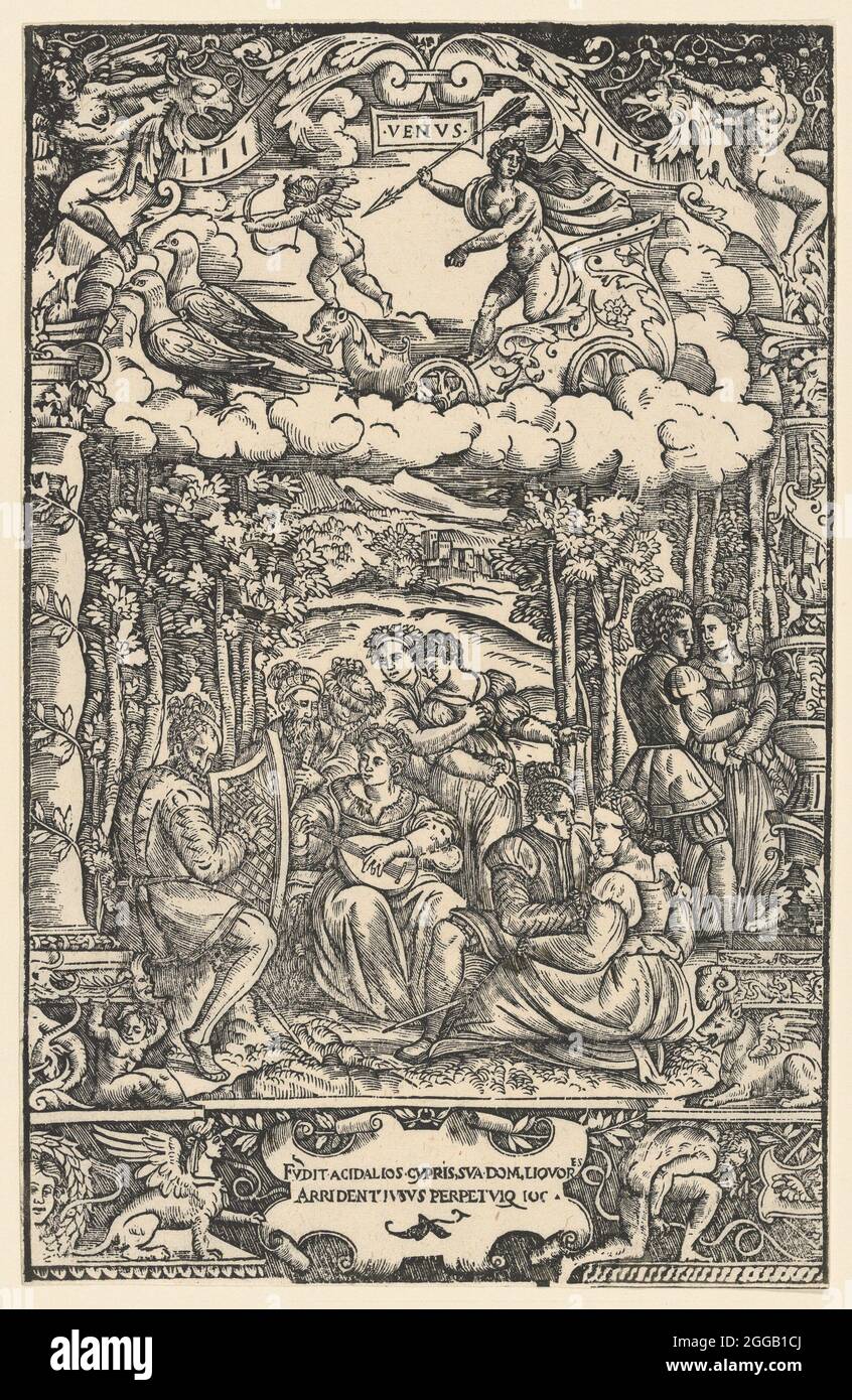 Le Dominion de Vénus, des sept planètes, 1533. Banque D'Images