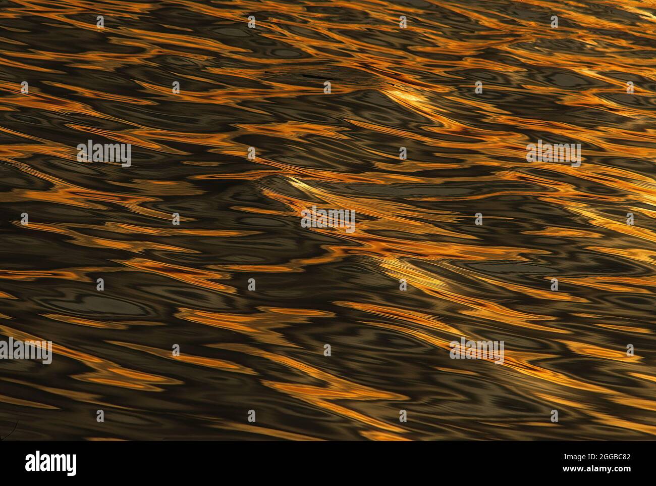 Motif d'onde éclairé au niveau de Gateway NRA Banque D'Images