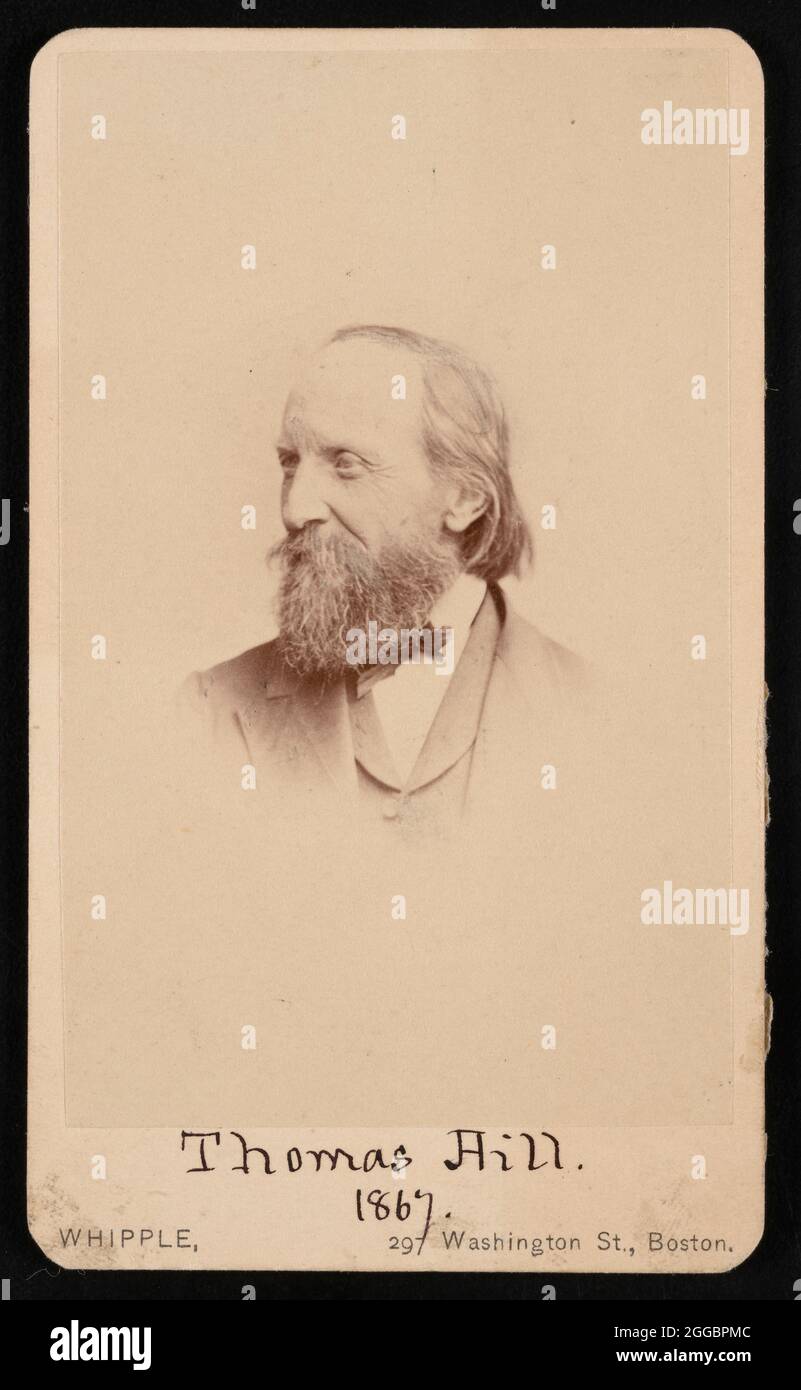 Portrait de Thomas Hill (1818-1891), 1867. Banque D'Images