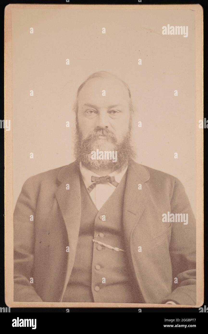 Portrait de William Henry Brewer (1828-1910), avant 1885. Banque D'Images