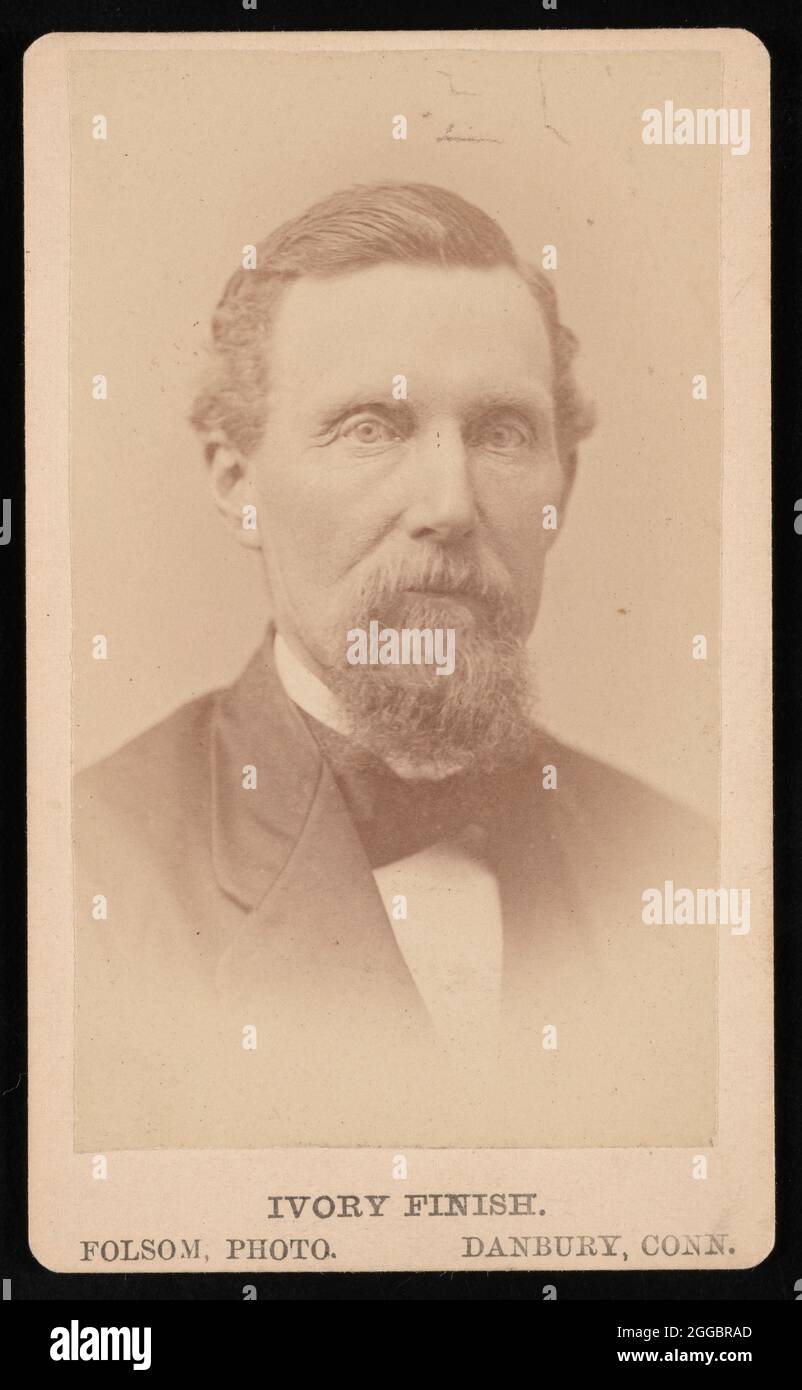 Portrait de B.B. Kellogg, avant 1876. Banque D'Images