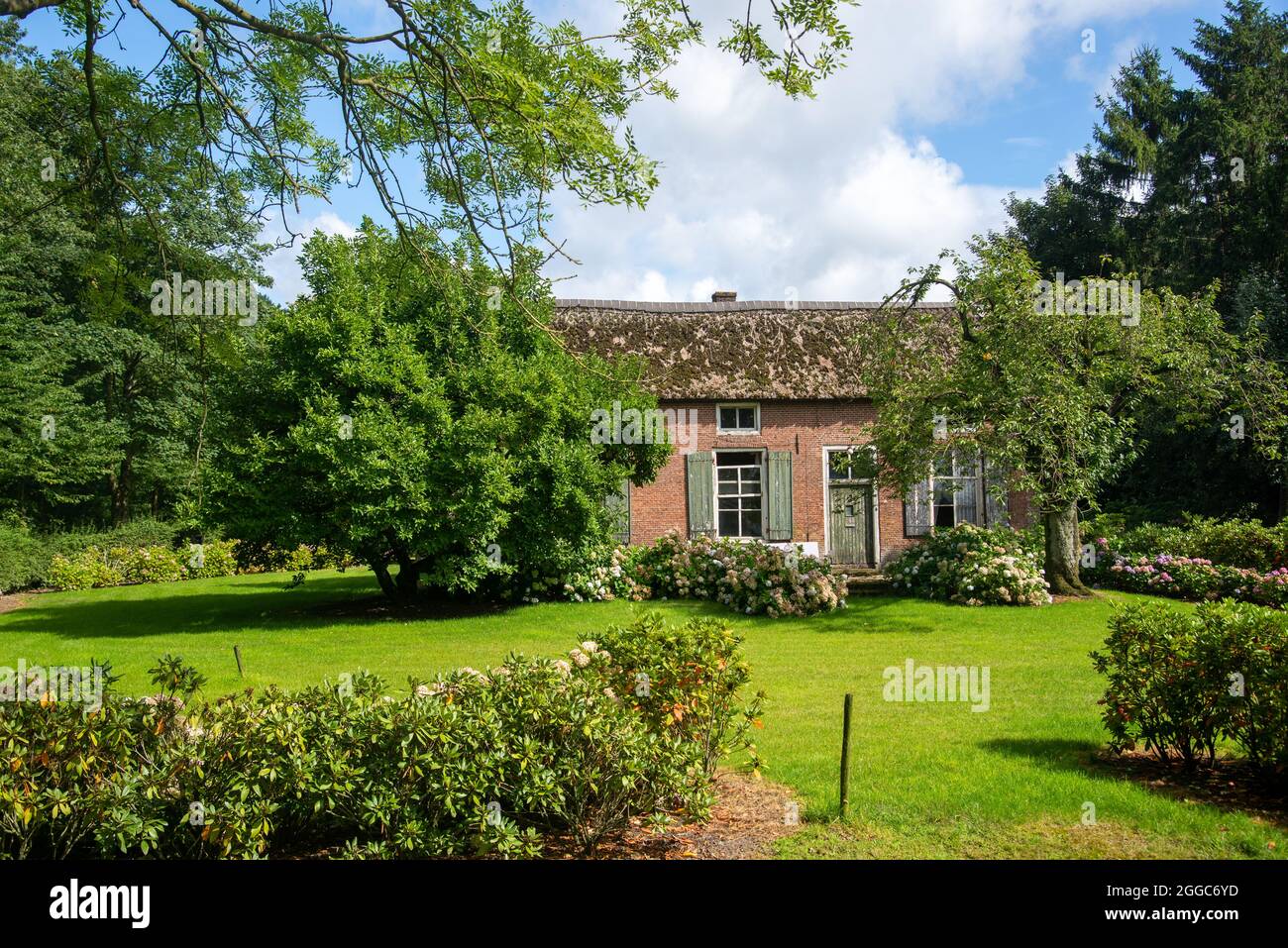 Ferme abandonnée à Horssen, Gelderland, Hollande Banque D'Images