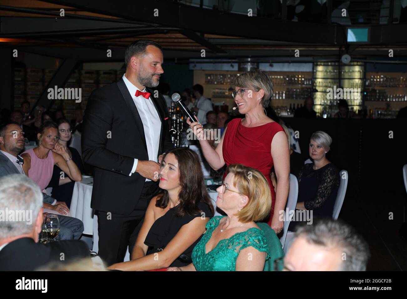 Andrea Ballschuh BEI der 4. Windflüchter Charity Gala zu Gunsten der Stiftung ‚Betroffen» im Störtebeker Brauquartier. Stralsund, 28.08.2021 Banque D'Images