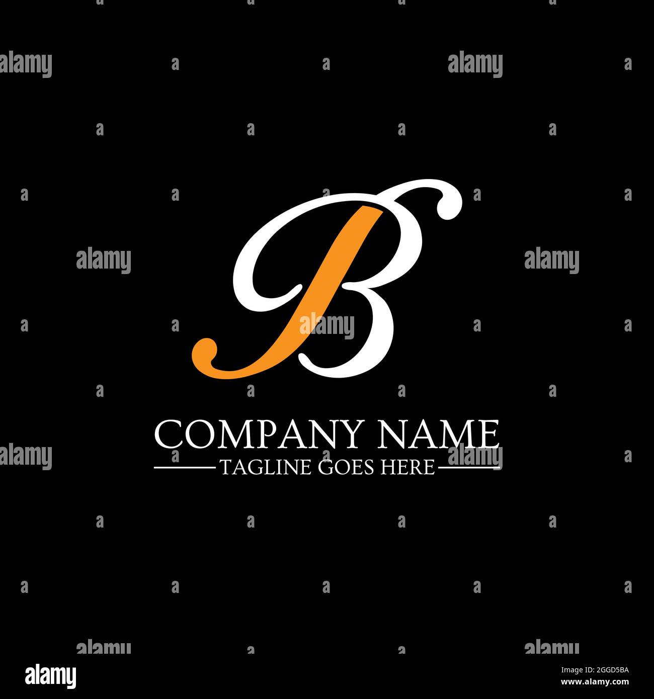 Lettre Beauté Nom BS logo design vecteur, B et S lettre luxe monogramme signe Illustration de Vecteur