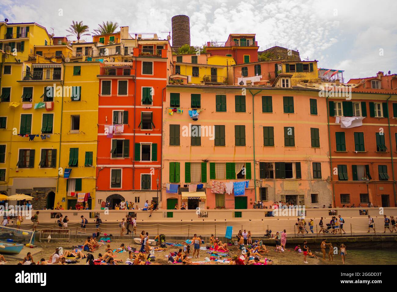 des images naturelles colorées pour le turisme italien et les magagenes que je les ai prises à vernazza cinque terre italie Banque D'Images