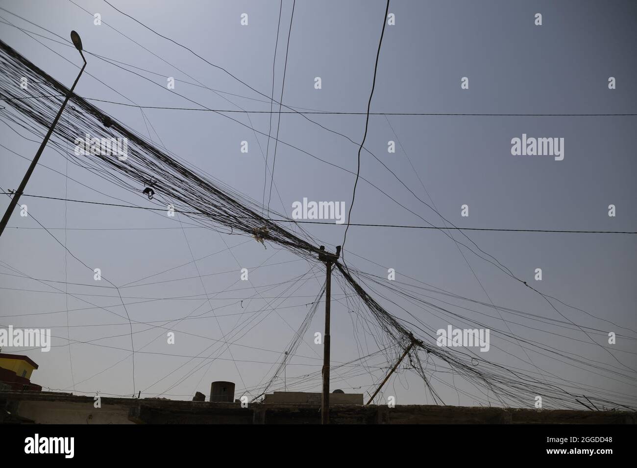 Illustration dans la deuxième ville irakienne de Mossoul, dans la province de Ninive, au nord du pays, le 29 août 2021. Photo par Eliot Blondt/ABACAPRESS.COM. Banque D'Images