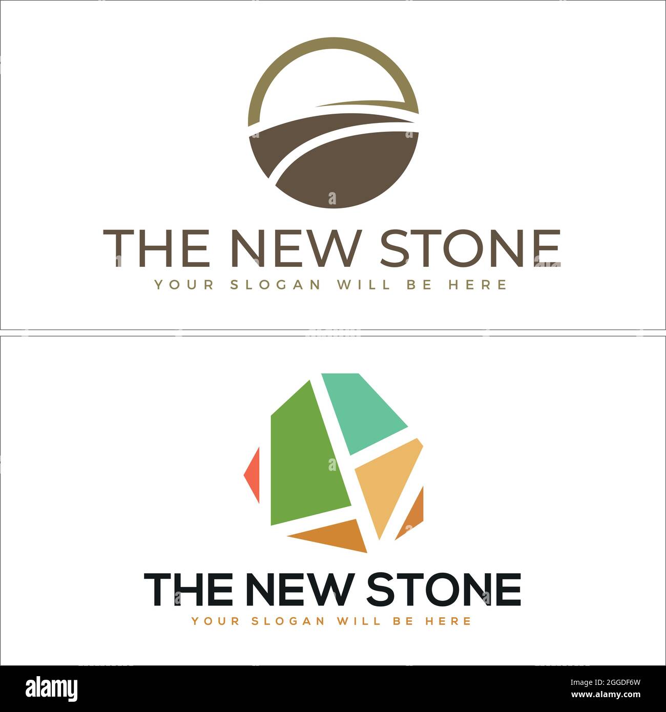 Aménagement paysager avec motif icône abstrait en pierre de rue du soleil Illustration de Vecteur