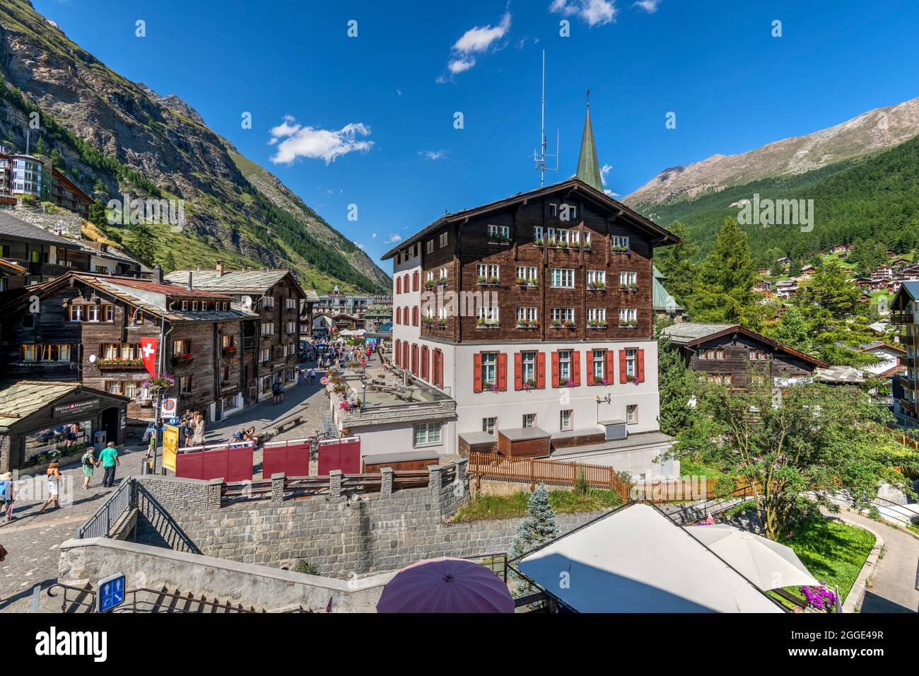 Zermatt, Valais, Suisse Banque D'Images