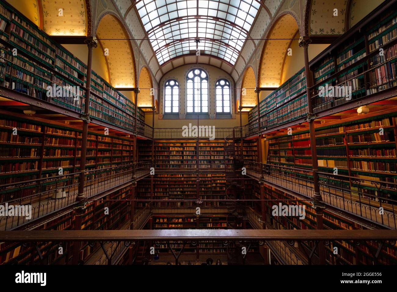 25 janvier 2019, pays-Bas, Amsterdam. La Rijksmuseum Research Library, la plus grande bibliothèque publique de recherche en histoire de l'art aux pays-Bas Banque D'Images