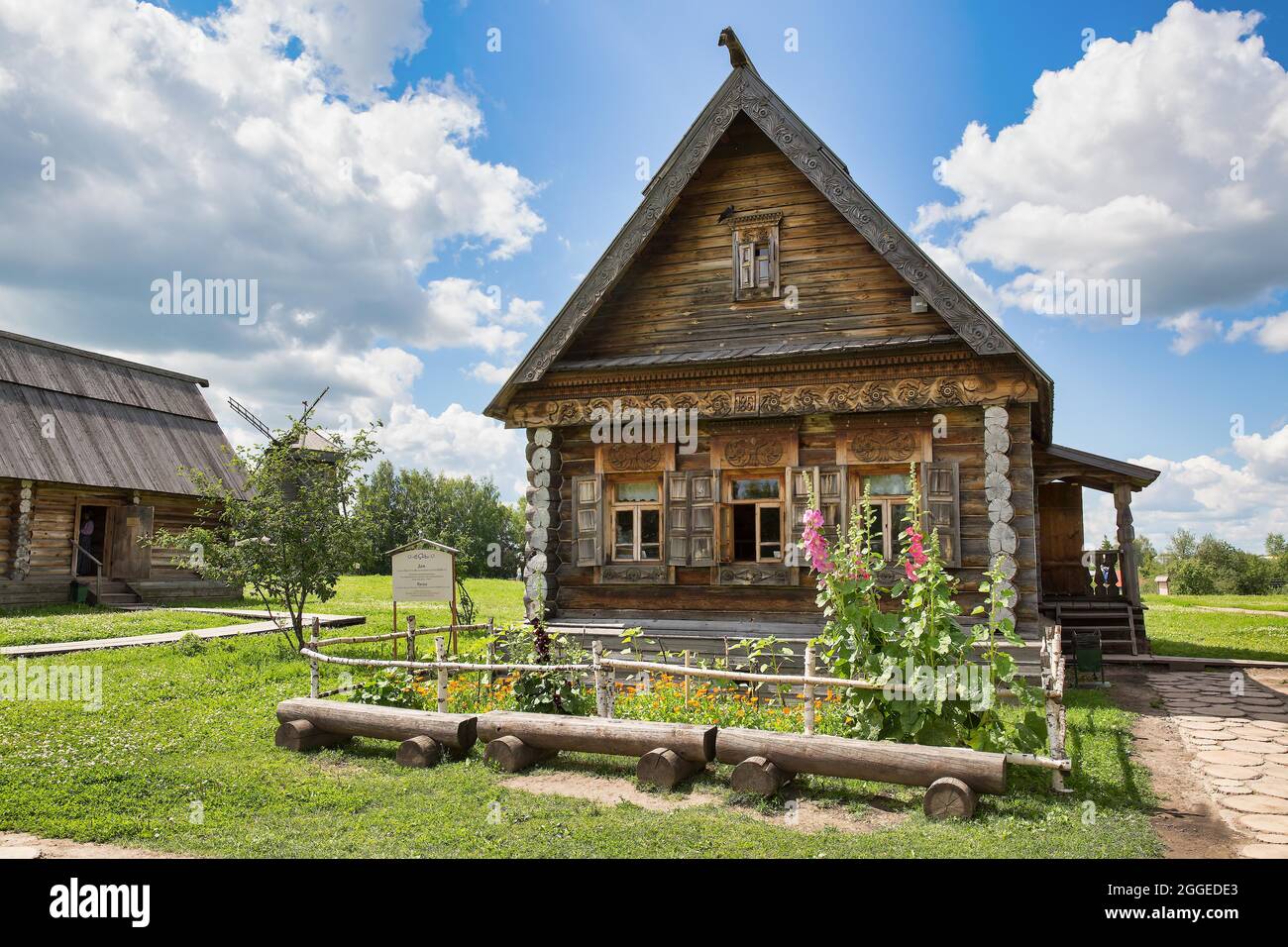 Musée de l'architecture en bois, Suzdal, Vladimir Oblast, Russie Banque D'Images