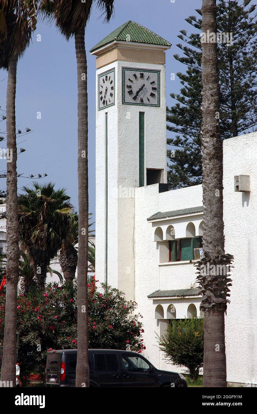 Ancienne architecture portugaise à El Jadida (Mazagan) au Maroc Banque D'Images