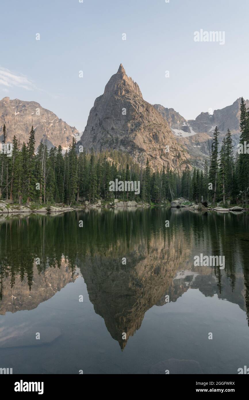 Lone Eagle Peak, Colorado Banque D'Images