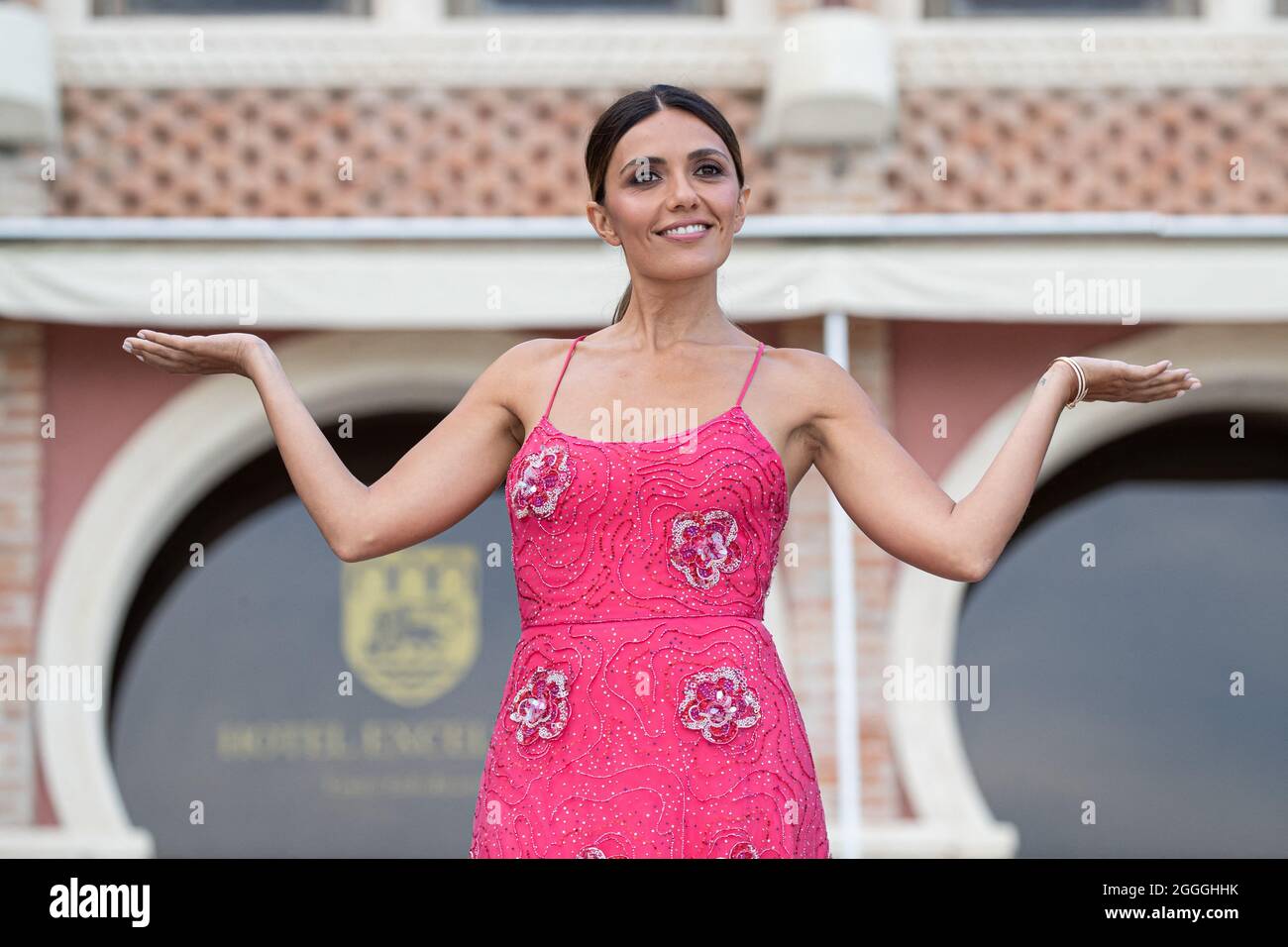 Venise, Italie. Le 31 août 2021, Serena Rossi participe à la photocall sans patronyme lors du 78e Festival international du film de Venise le 31 août 2021 à Venise, en Italie. Photo de Marco Piovanotto/ABACAPRESS.COM Banque D'Images