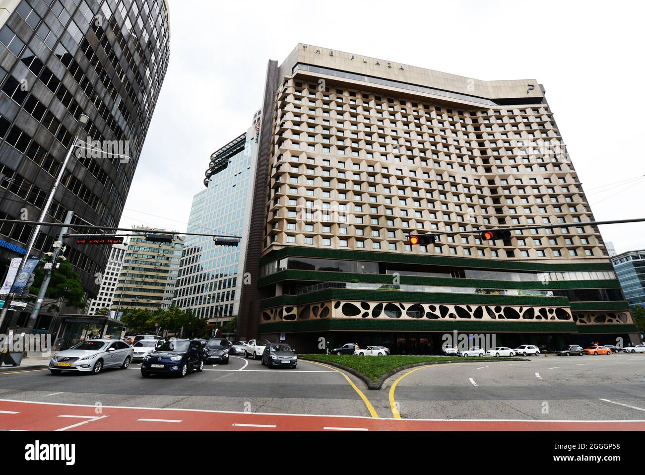 Le Plaza Hotel à Séoul, Corée du Sud. Banque D'Images