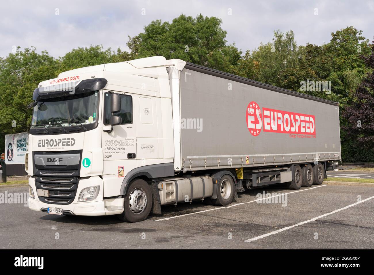 Camion HGV EUROSPEED Banque D'Images