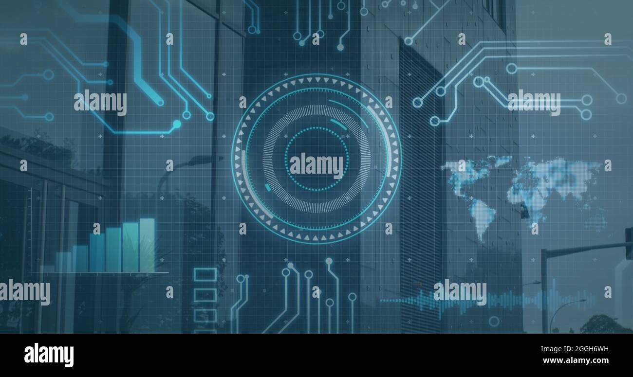 Illustration de l'analyse de l'oscilloscope et du traitement des ...
