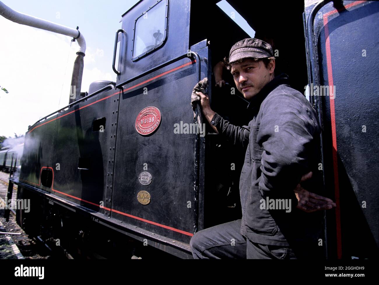 FRANCE. GARD (30) TRAIN À VAPEUR DE CÉVENNES ENTRE LES VILLAGES D ...