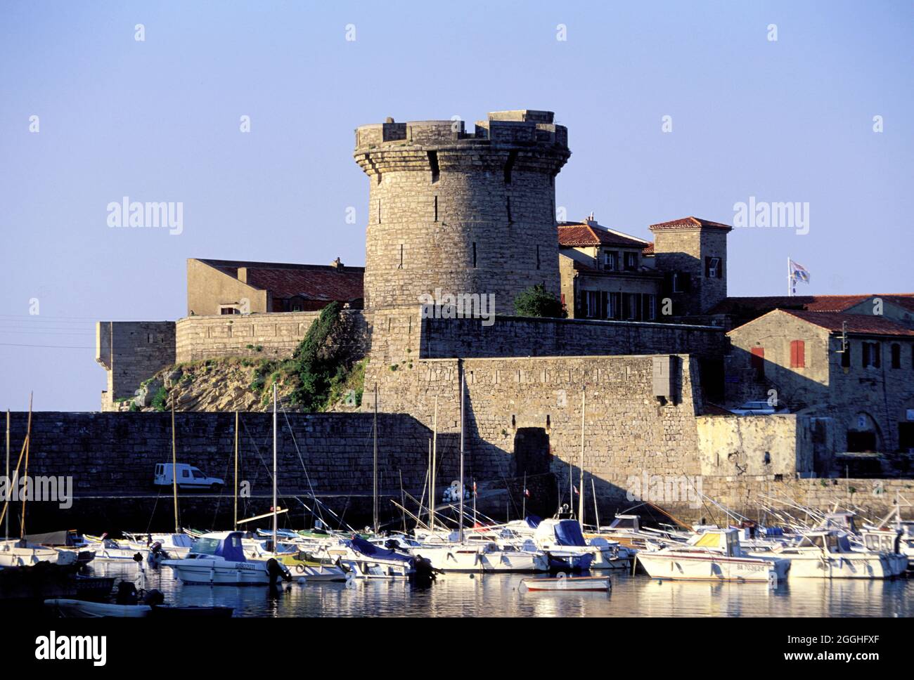 FRANCE. PYRÉNÉES-ATLANTIQUES (64) PAYS BASQUE. LE FORT DE SOCCA, PRÈS DE SAINT-JEAN-DE-LUZ Banque D'Images