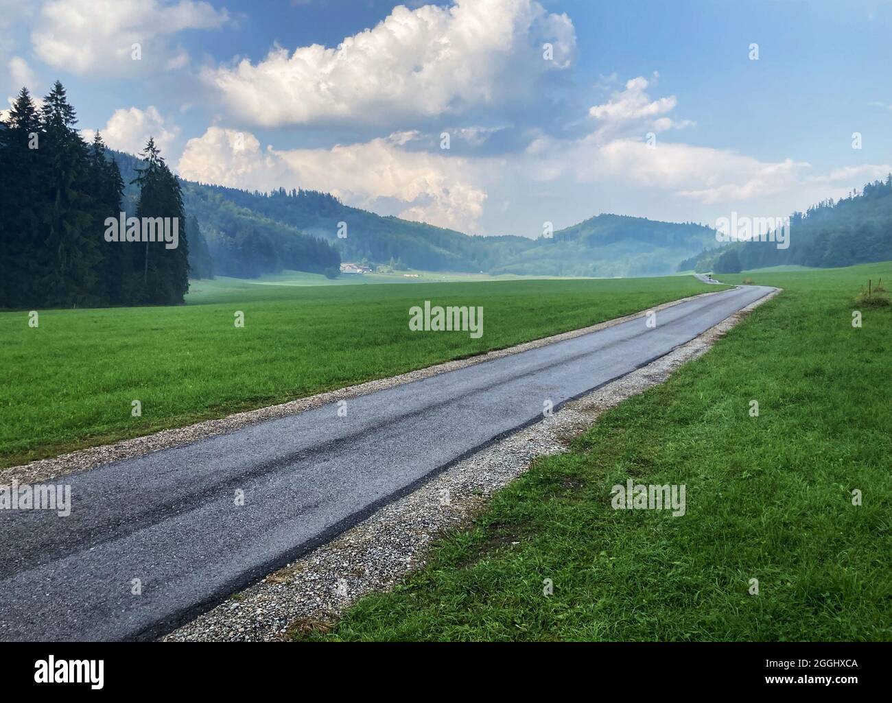 Slovaquie - Muranska planina, paysage de montagne vert Banque D'Images