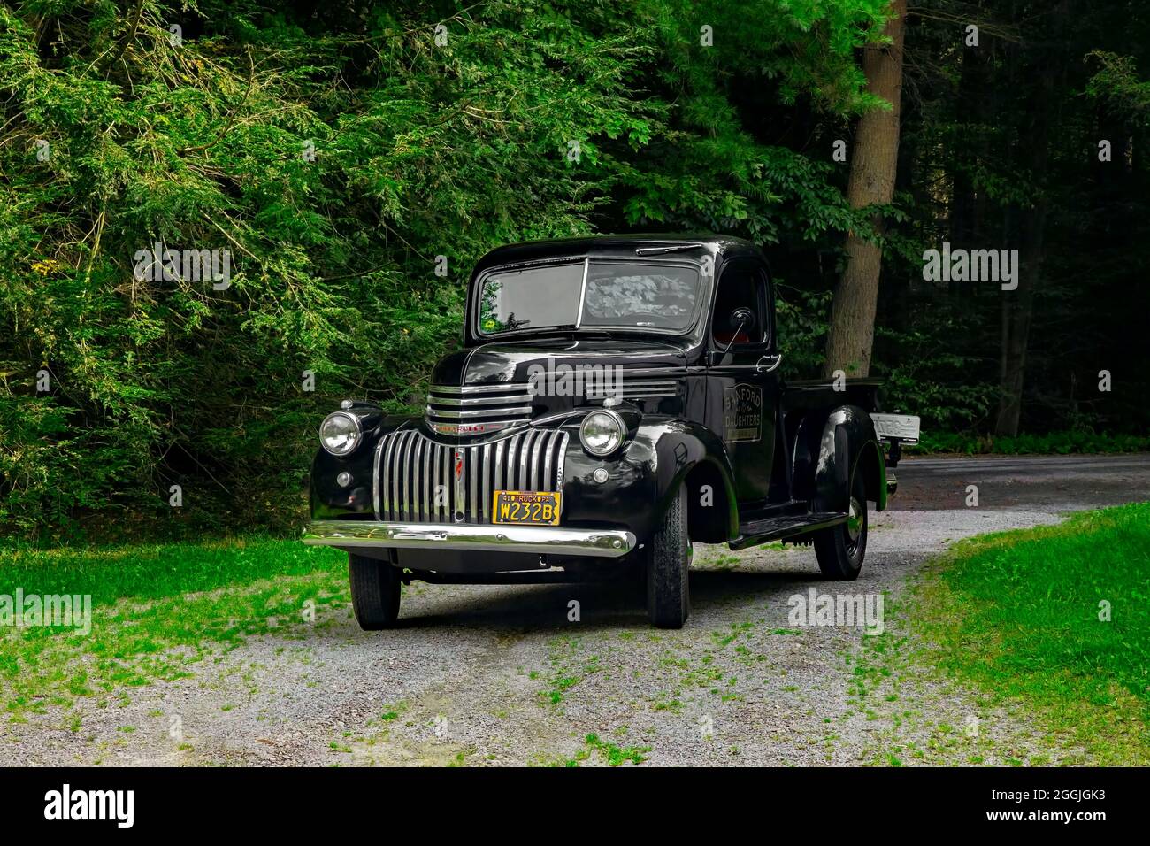 Un pick-up 1941 de Chevrolet restauré de 1/2 tonnes avant la Seconde Guerre mondiale Banque D'Images