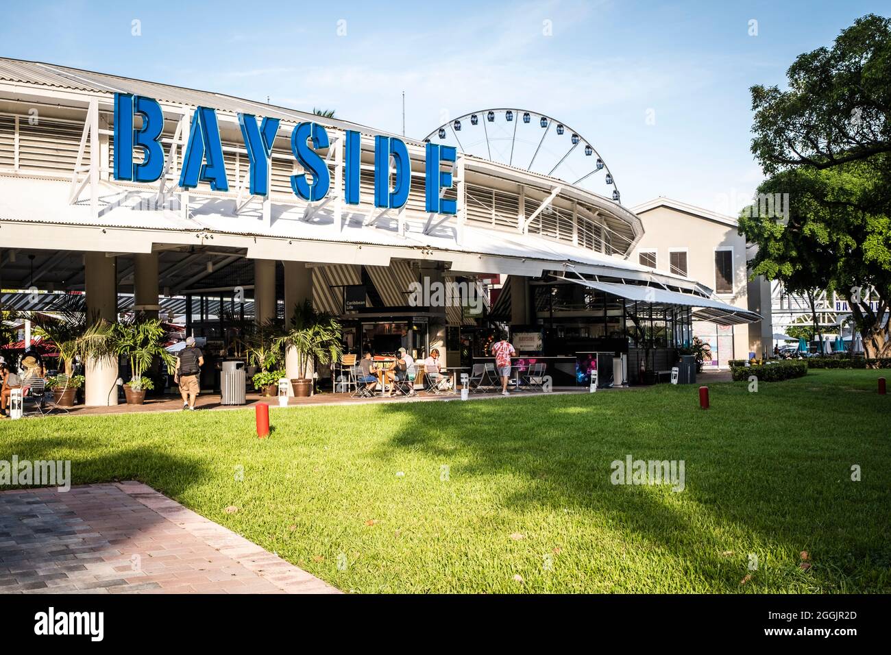 Marché Bayside, centre-ville de Miami, Floride Banque D'Images