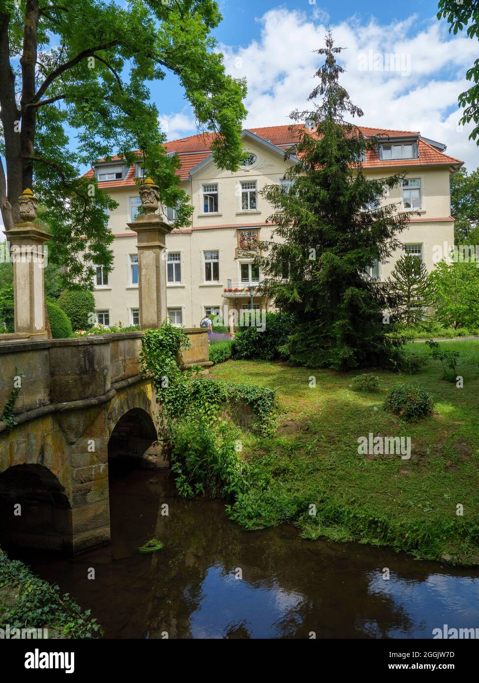 Gut Sutthausen, Osnabrück, Osnabrücker pays, Basse-Saxe, Allemagne Banque D'Images