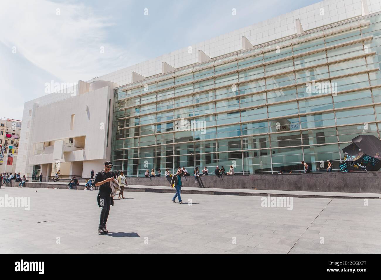 El Raval Macba Macba raval Banque de photographies et d’images à haute résolution - Alamy