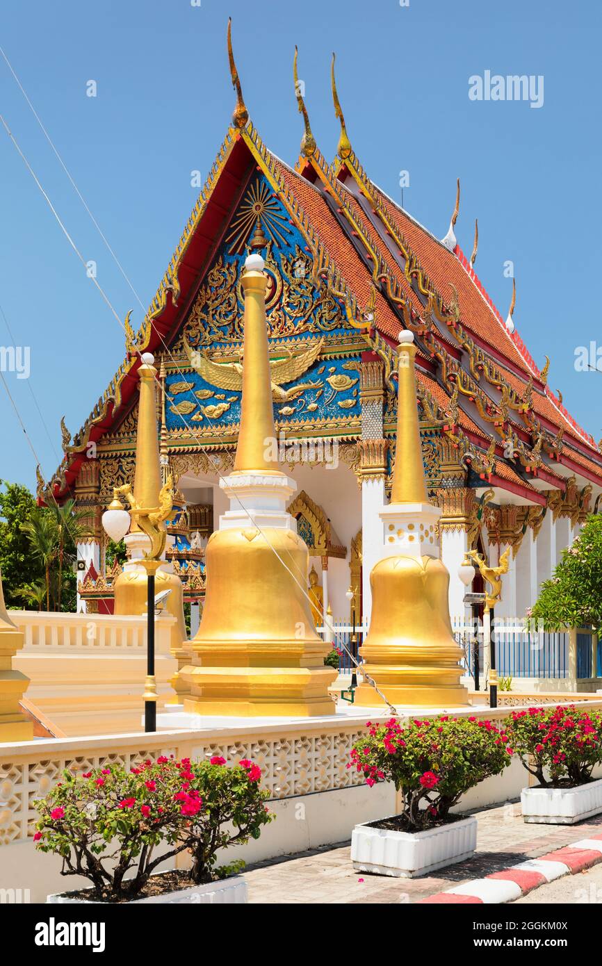 Wat Putta Mongkon, ville de Phuket, Phuket, Thaïlande Banque D'Images