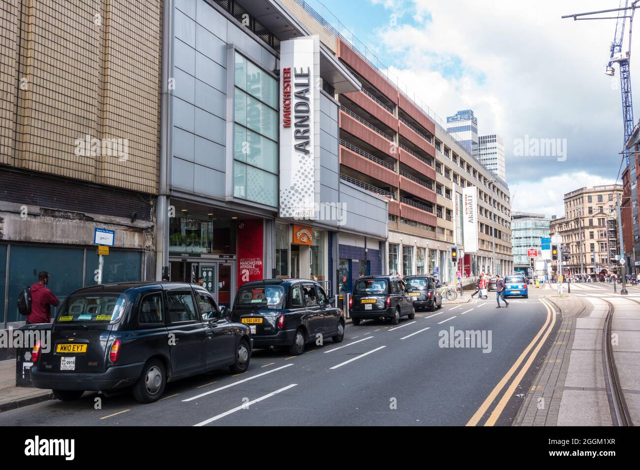 Centre commercial Manchester Arndale Banque D'Images