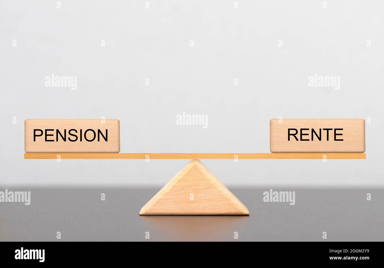 Retraite et retraite en équilibre Banque D'Images
