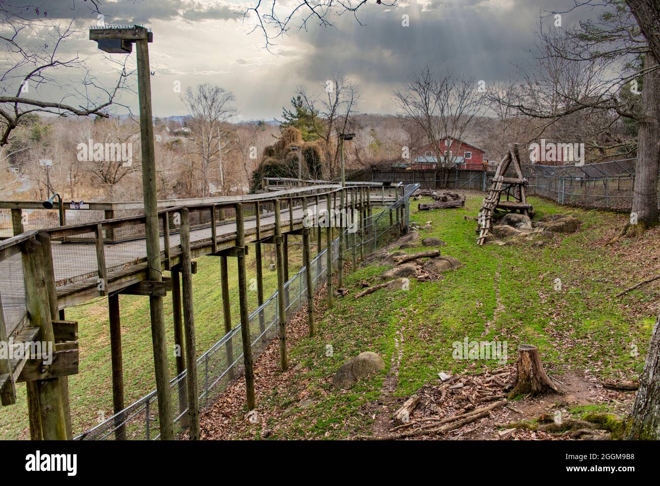 Le Western North Carolina nature Center à Asheville. Banque D'Images