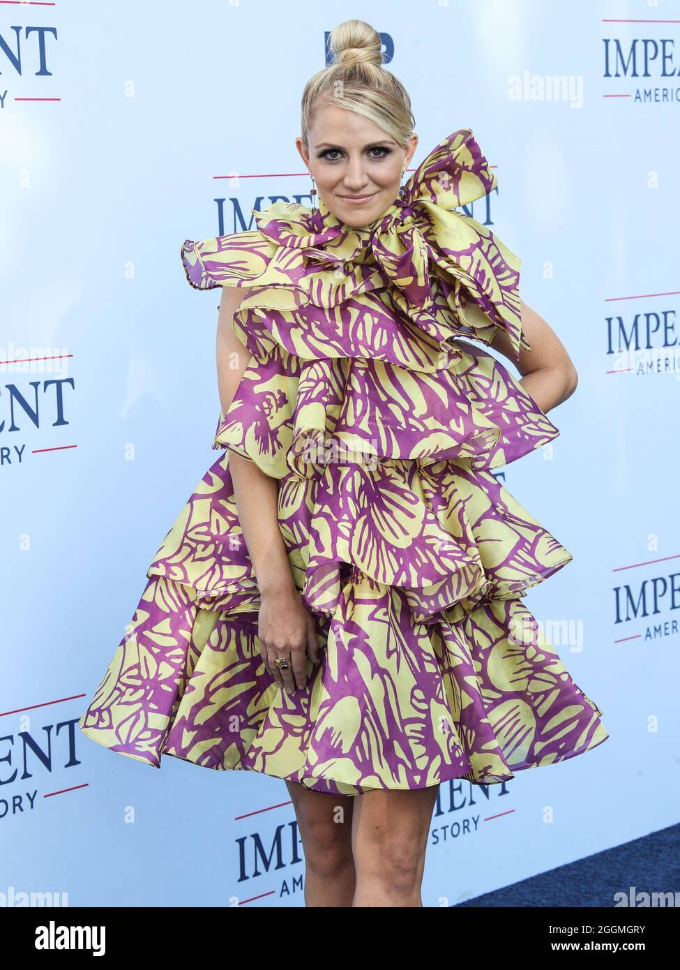 WEST HOLLYWOOD, LOS ANGELES, CALIFORNIE, États-Unis - SEPTEMBRE 01 : l'actrice Annaleigh Ashford arrive à la première de Los Angeles de FX Networks 'impeachment: American crime Story' qui s'est tenue au Pacific Design Center le 1er septembre 2021 à West Hollywood, Los Angeles, Californie, États-Unis. (Photo de Xavier Collin/image Press Agency) Banque D'Images