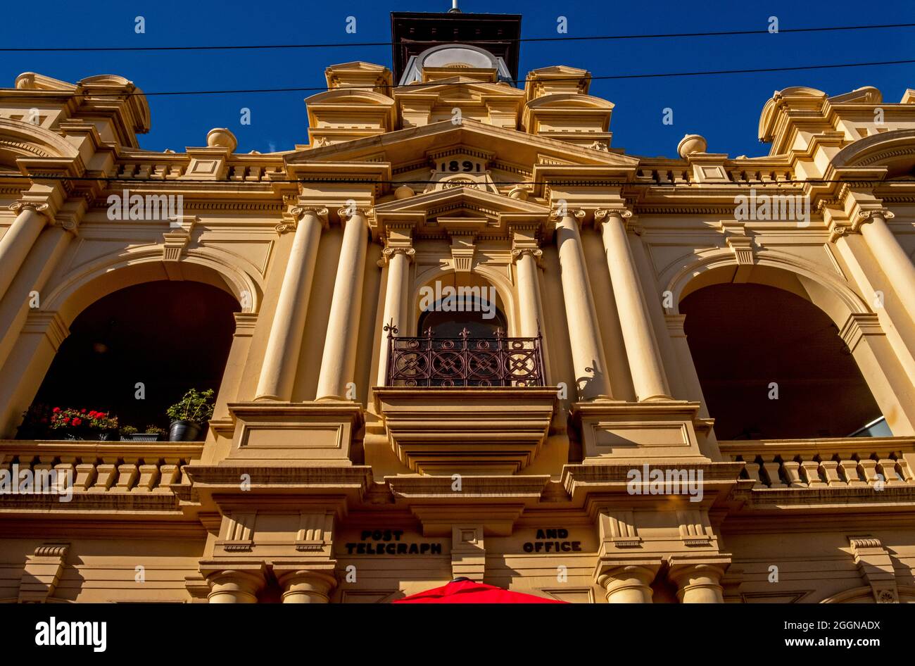 Façade du bureau de poste de Collingwood, Victoria, Australie Banque D'Images