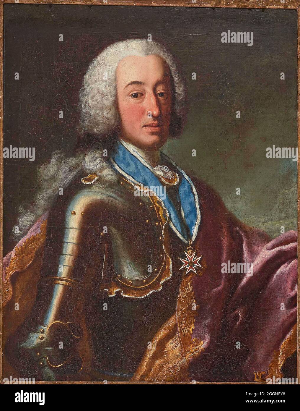 Max Emanuel Freiherr von und zu Sandizell (1702-1778). Musée : COLLECTION PRIVÉE. Auteur: GEORGE DESMAREES. Banque D'Images