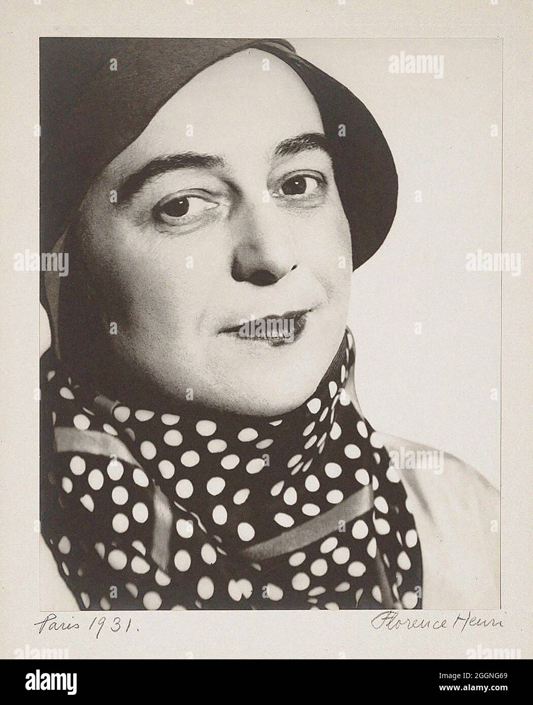 Sonia Delaunay. Musée : COLLECTION PRIVÉE. Auteur: Florence Henri. Banque D'Images