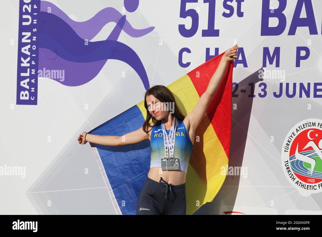 12-juin-2021 Istanbul-Turquie 51e Championnat U20 des Balkans, situé à İstanbul - Turquie Banque D'Images